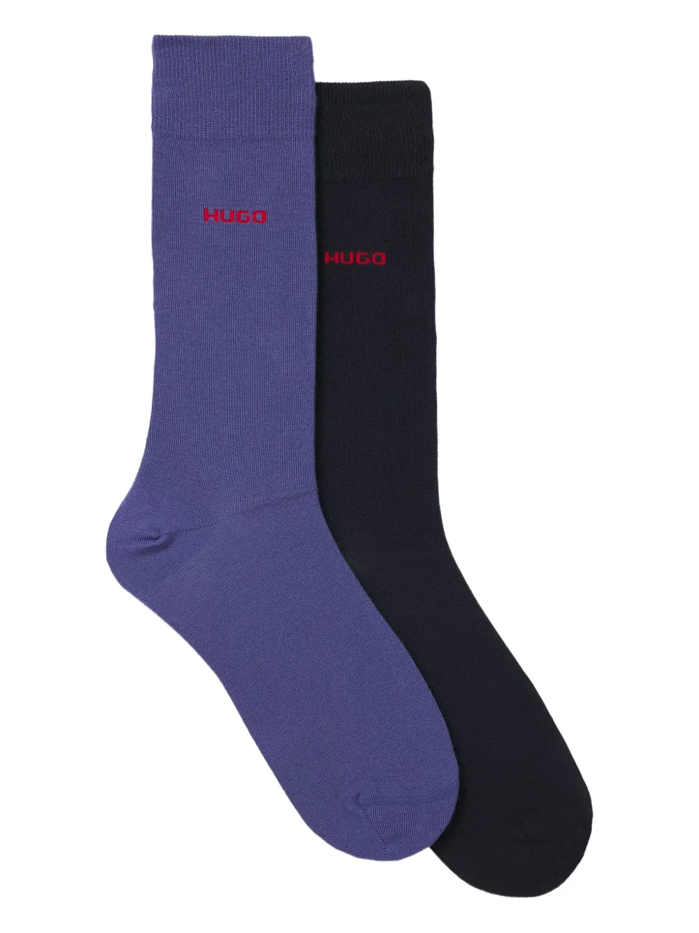 HUGO Kit 2 pares de meias com logo | Azul | Image 1