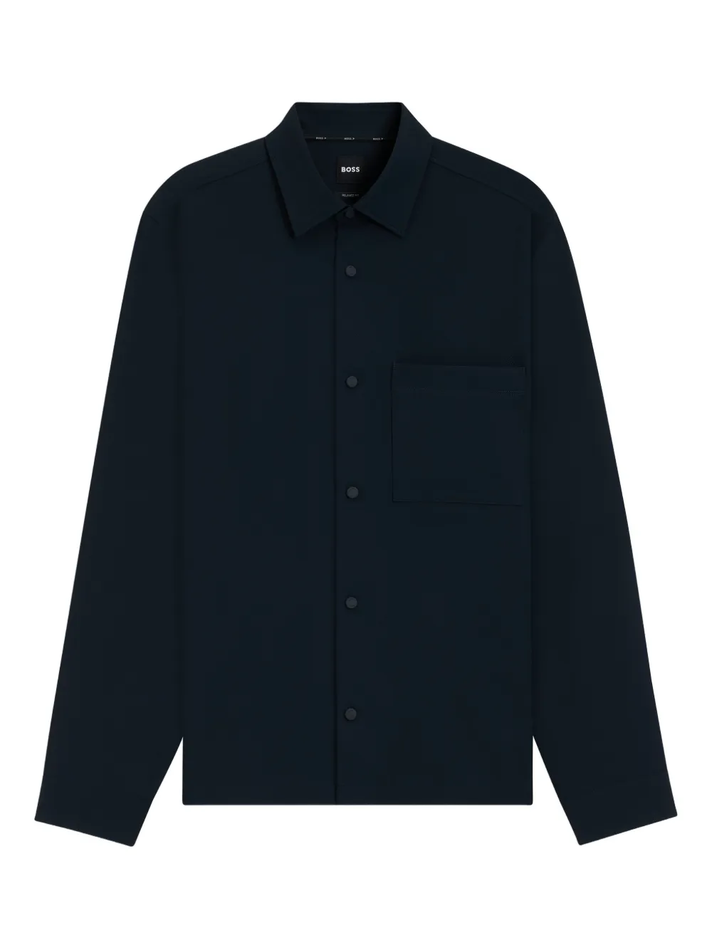 BOSS Button-up overhemd met lange mouwen Zwart