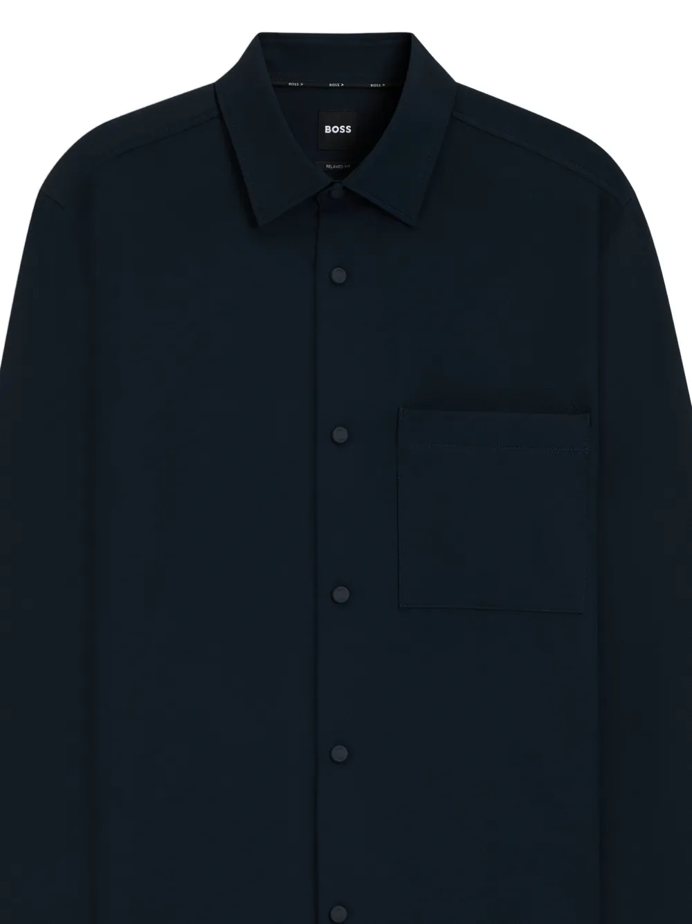 BOSS Button-up overhemd met lange mouwen - Zwart