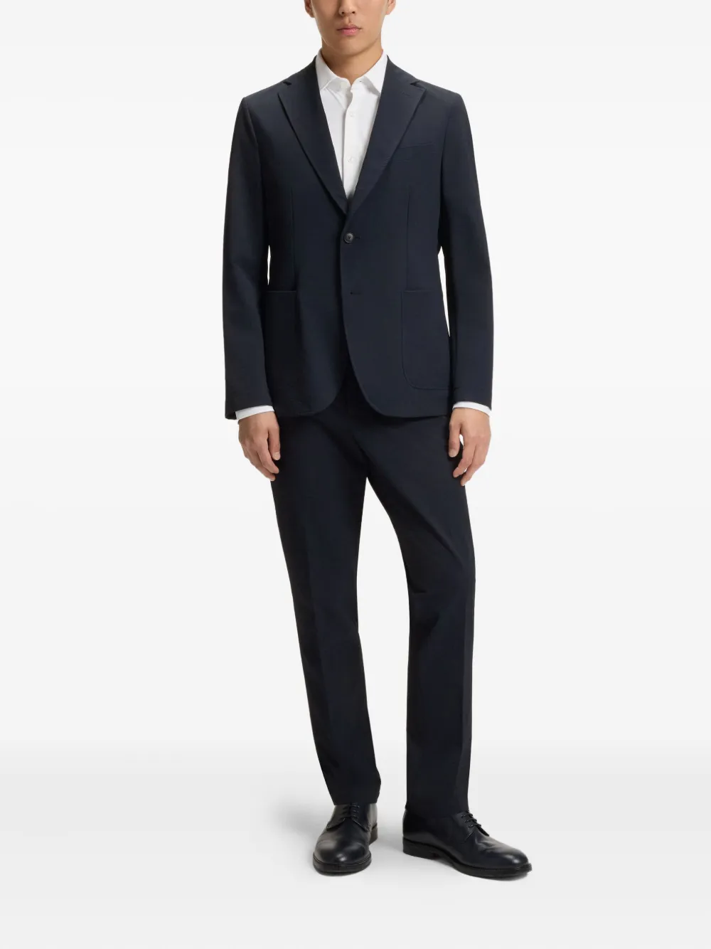 BOSS concealed-fastening pants | Regular-Fit & Straight Leg Pants | Image 2