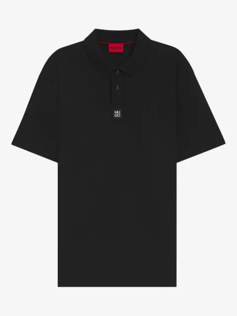 HUGO playera tipo polo con parche del logo