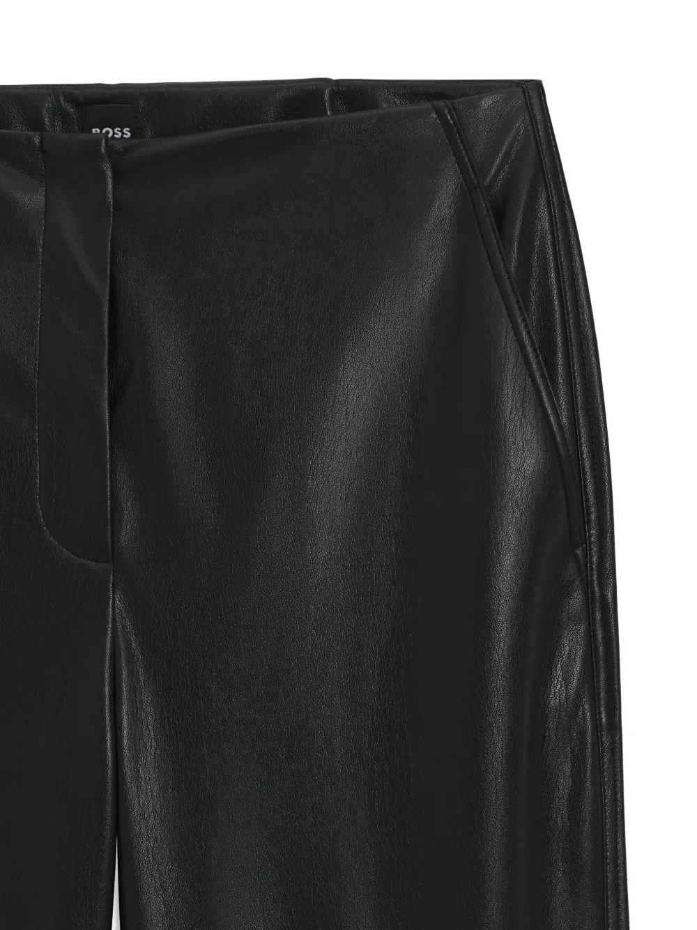 BOSS High waist pantalon - Zwart