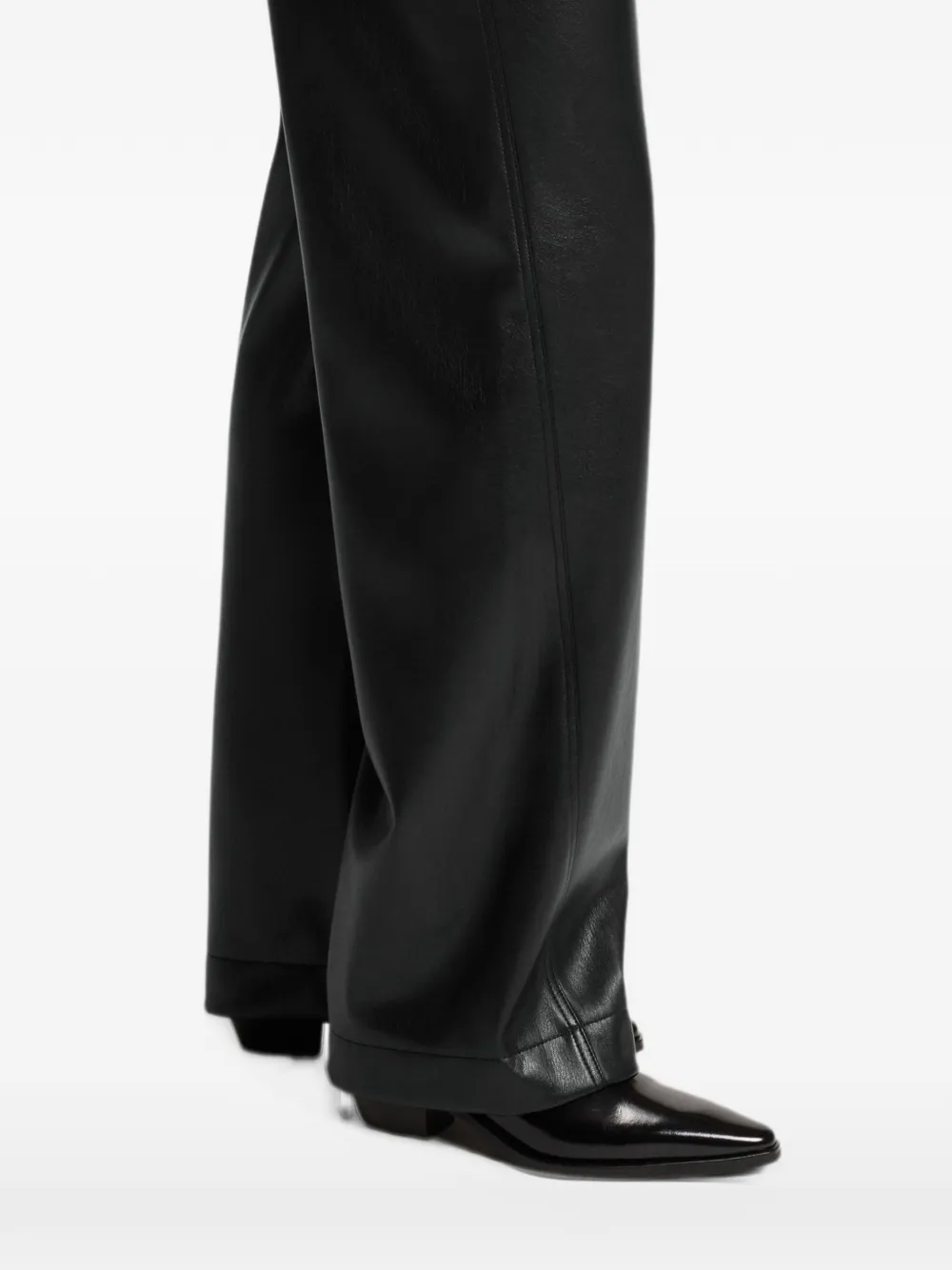 BOSS High waist pantalon Zwart