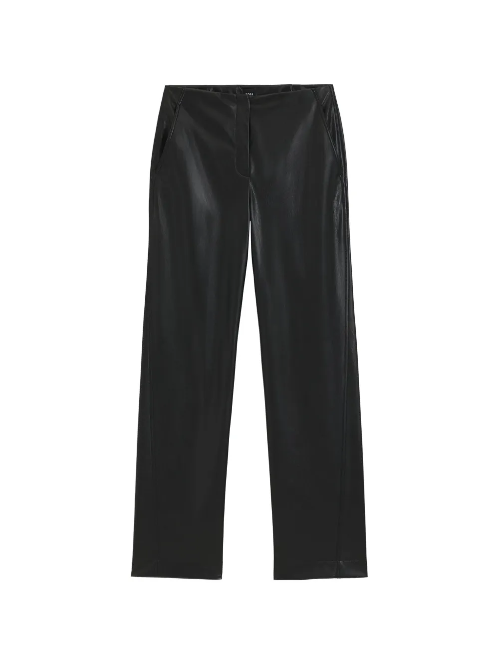 BOSS High waist pantalon Zwart