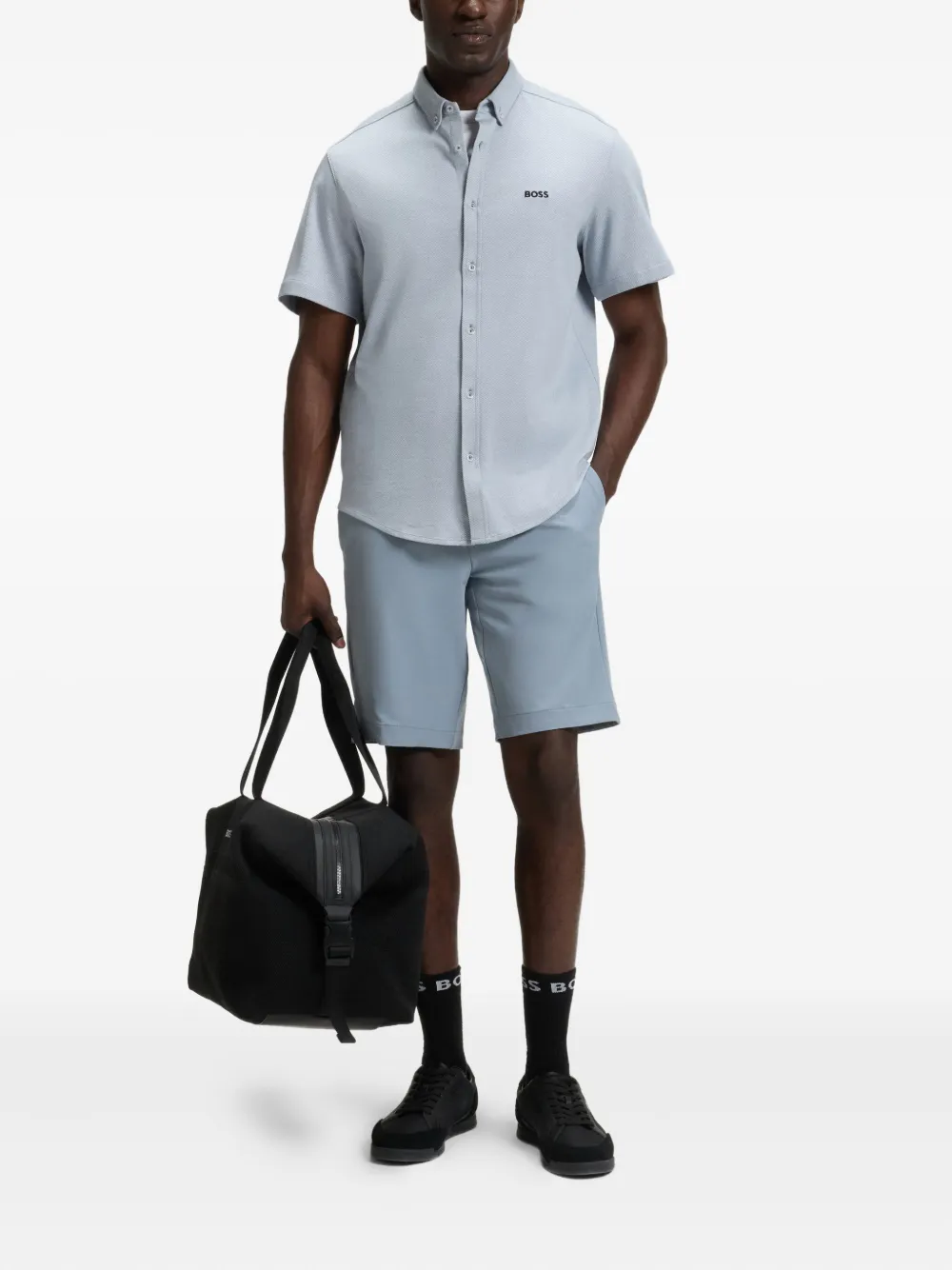 BOSS Bermuda shorts - Blauw