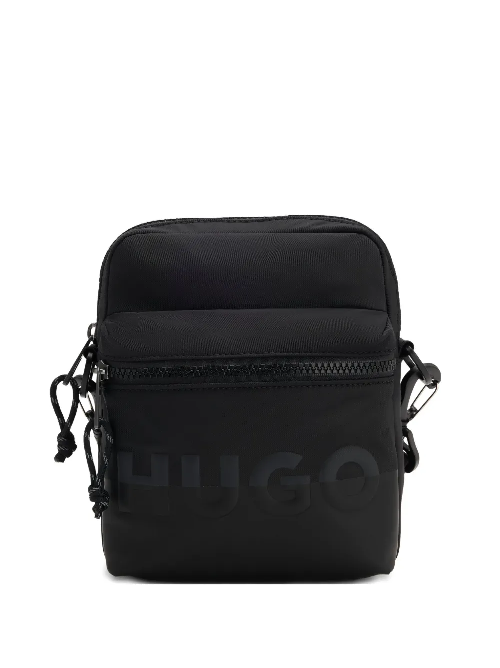 Hugo Boss Logo-print Shoulder Bag In Black