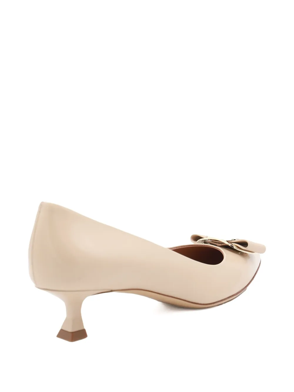 Ferragamo 40mm leather pumps Neutrals