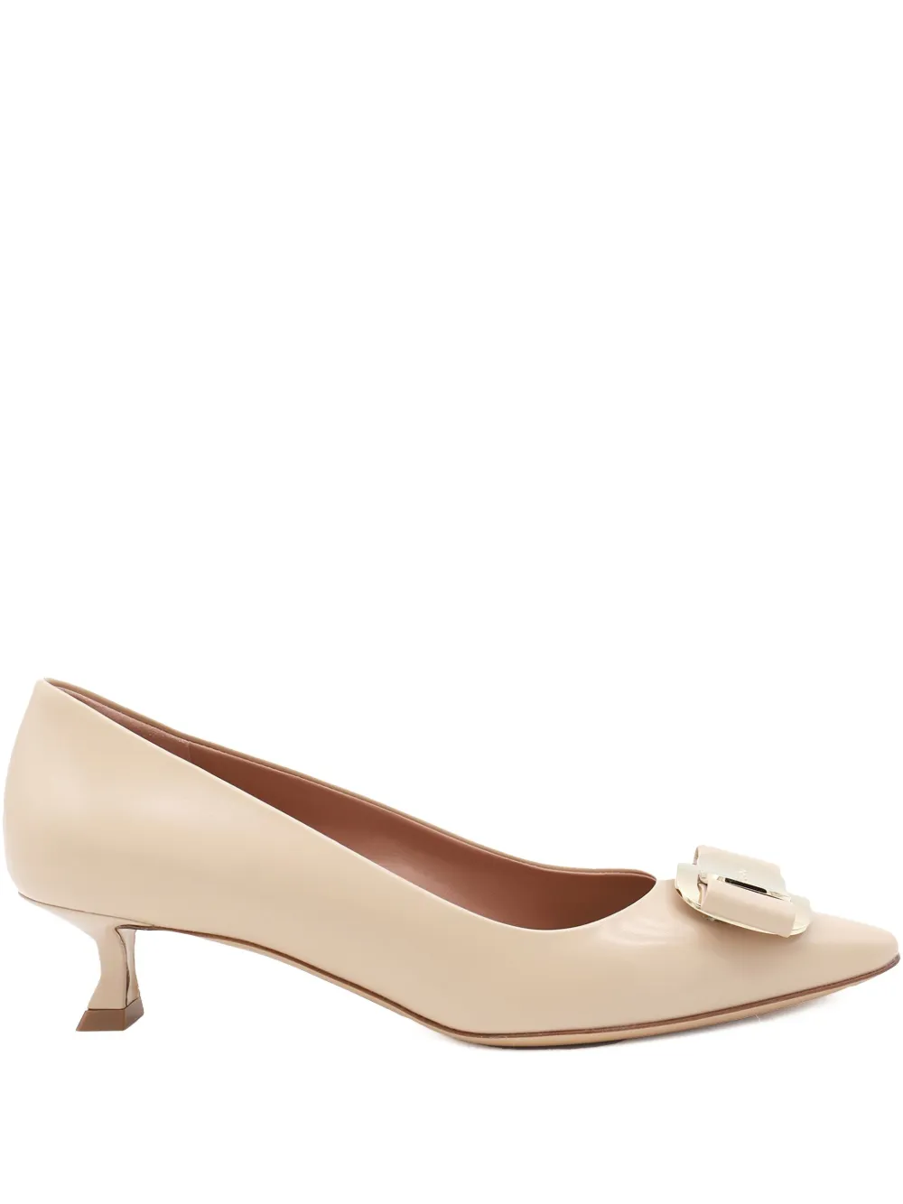 Ferragamo 40mm leather pumps Neutrals