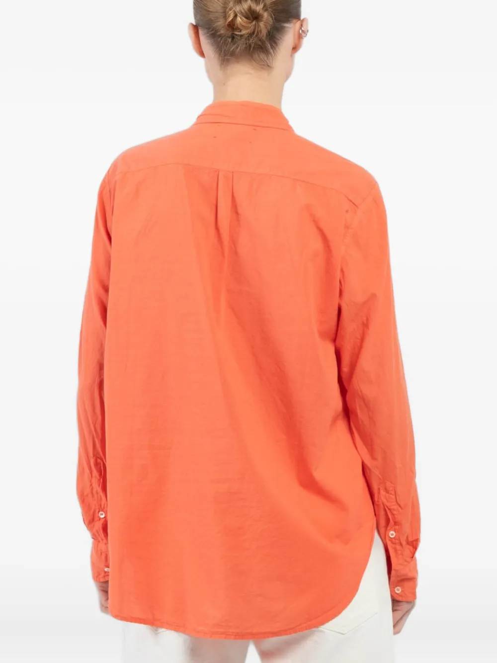 Xirena Blouse met knoopsluiting Oranje