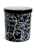 Haculla graphic face-print candle - Black
