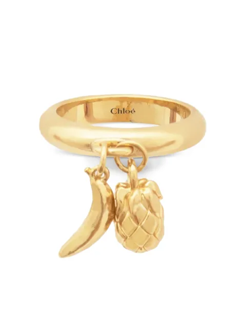 Chloé charm-embellished ring