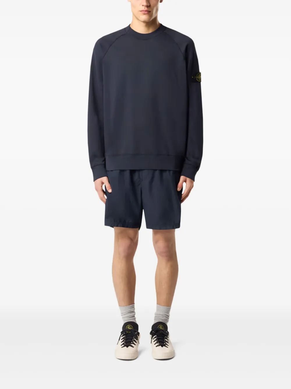 Stone Island Compass-badge sweatshirt - Blauw