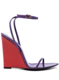 Saint Laurent 110mm May sandals - Purple