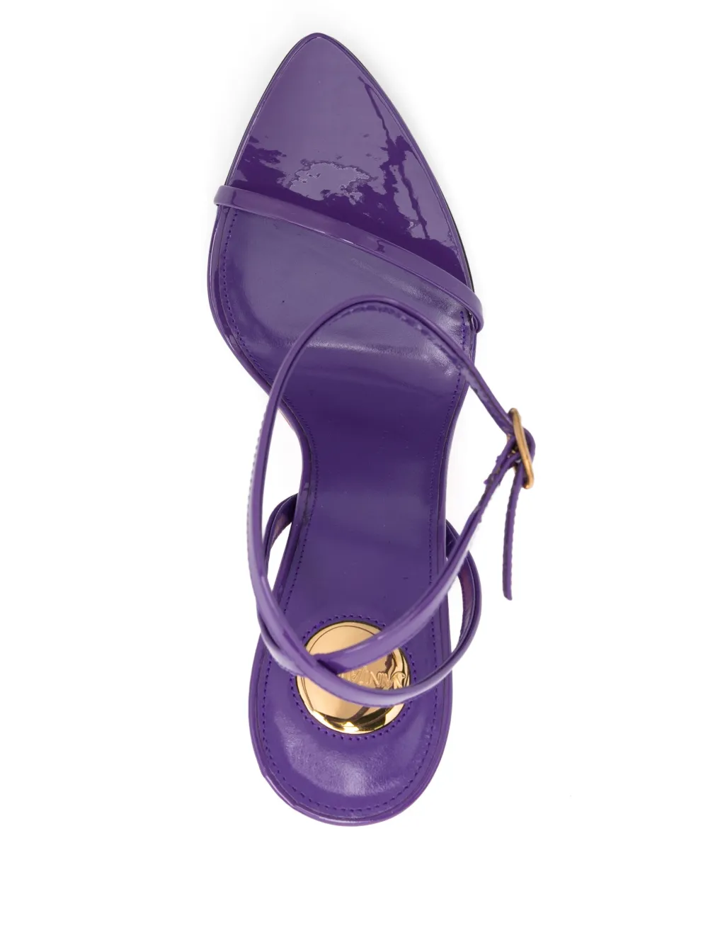 Saint Laurent 110mm May sandals Purple