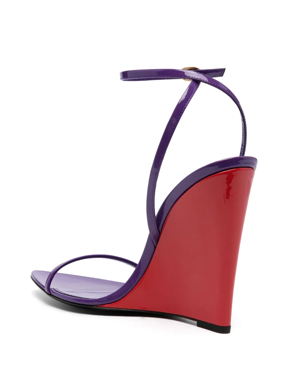 Saint Laurent 110mm May sandals Purple