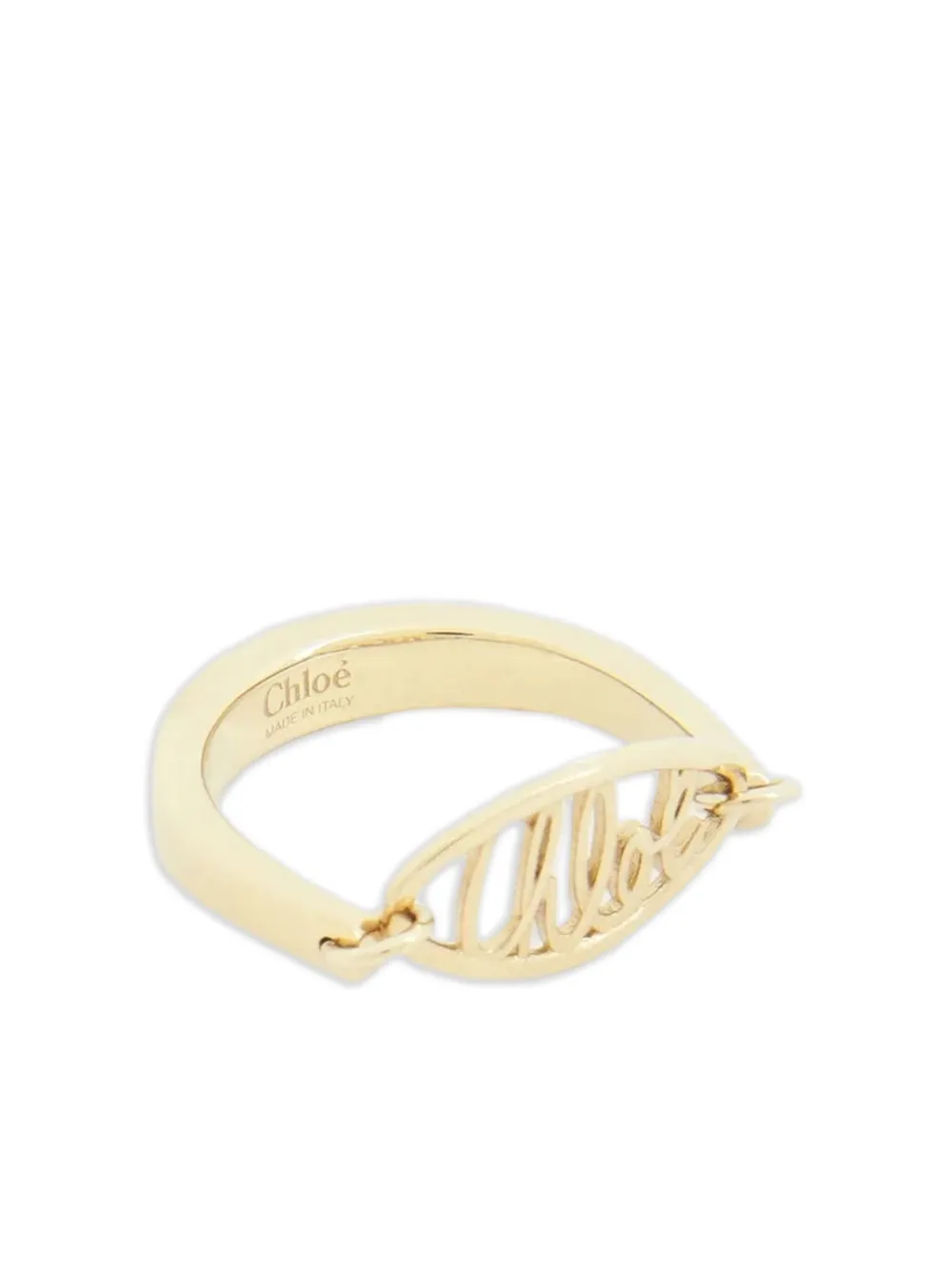 Chloé logo-detail ring | Gold | Image 1