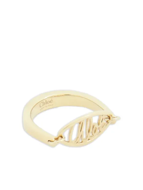Chloé logo-detail ring