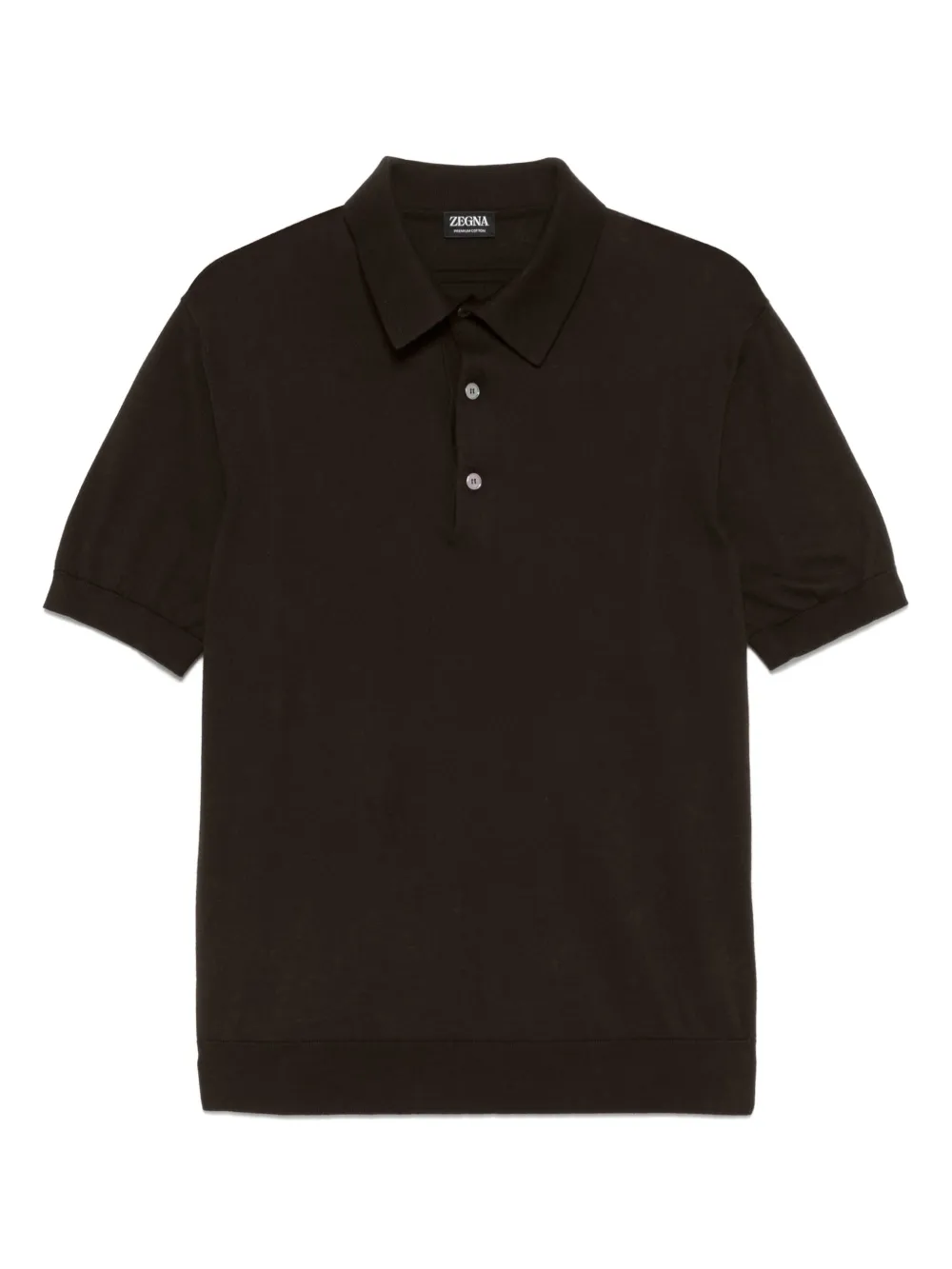 Zegna playera tipo polo | marrón | Image 1