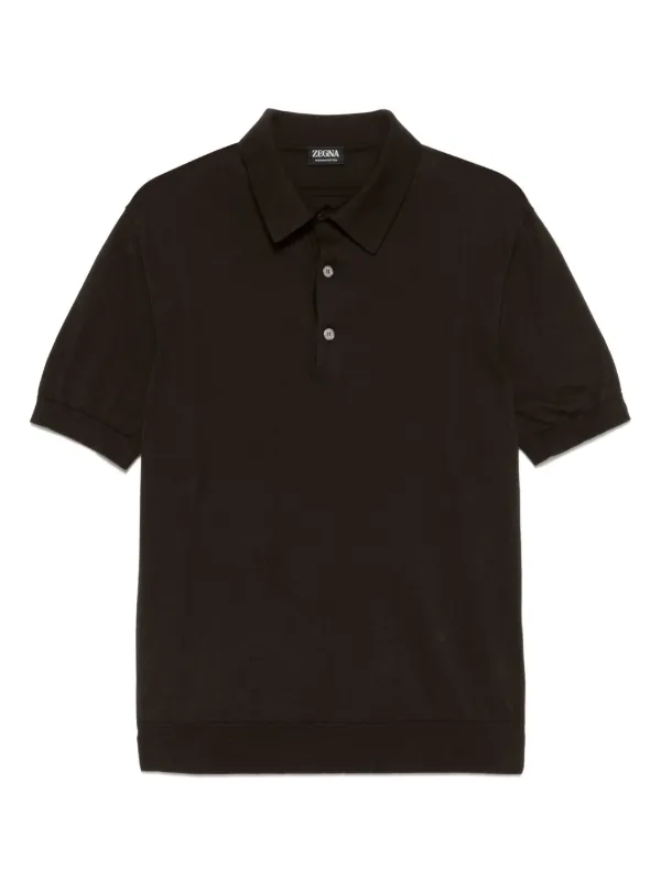 Zegna ポロシャツ | ブラウン | FARFETCH JP