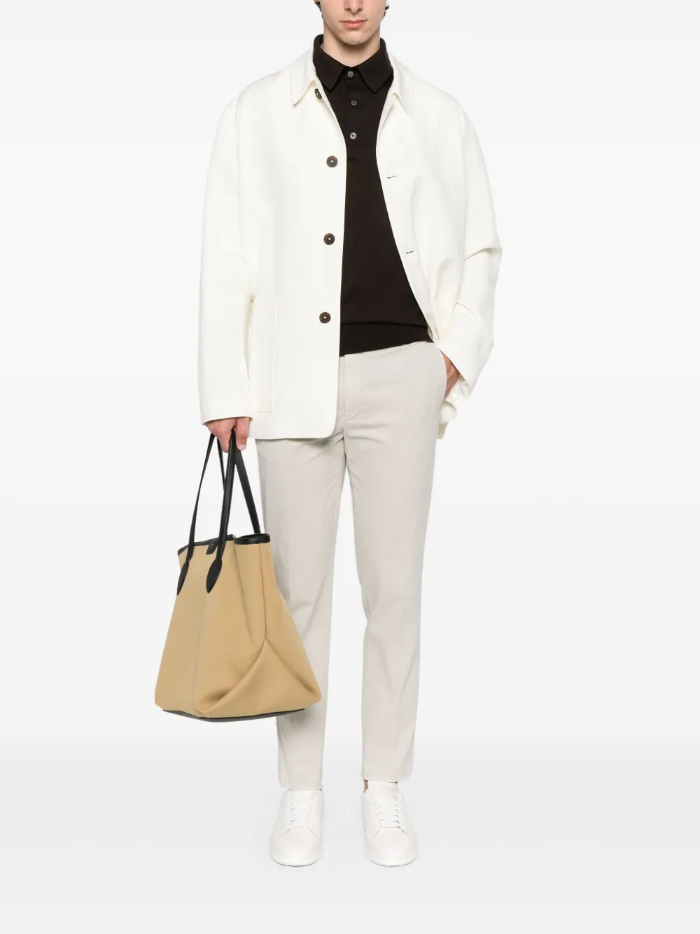 Zegna cotton polo shirt - Bruin