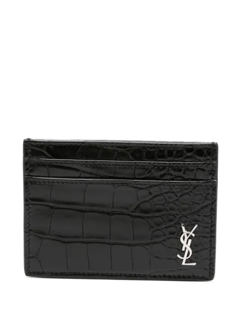 Saint Laurent embossed leather wallet