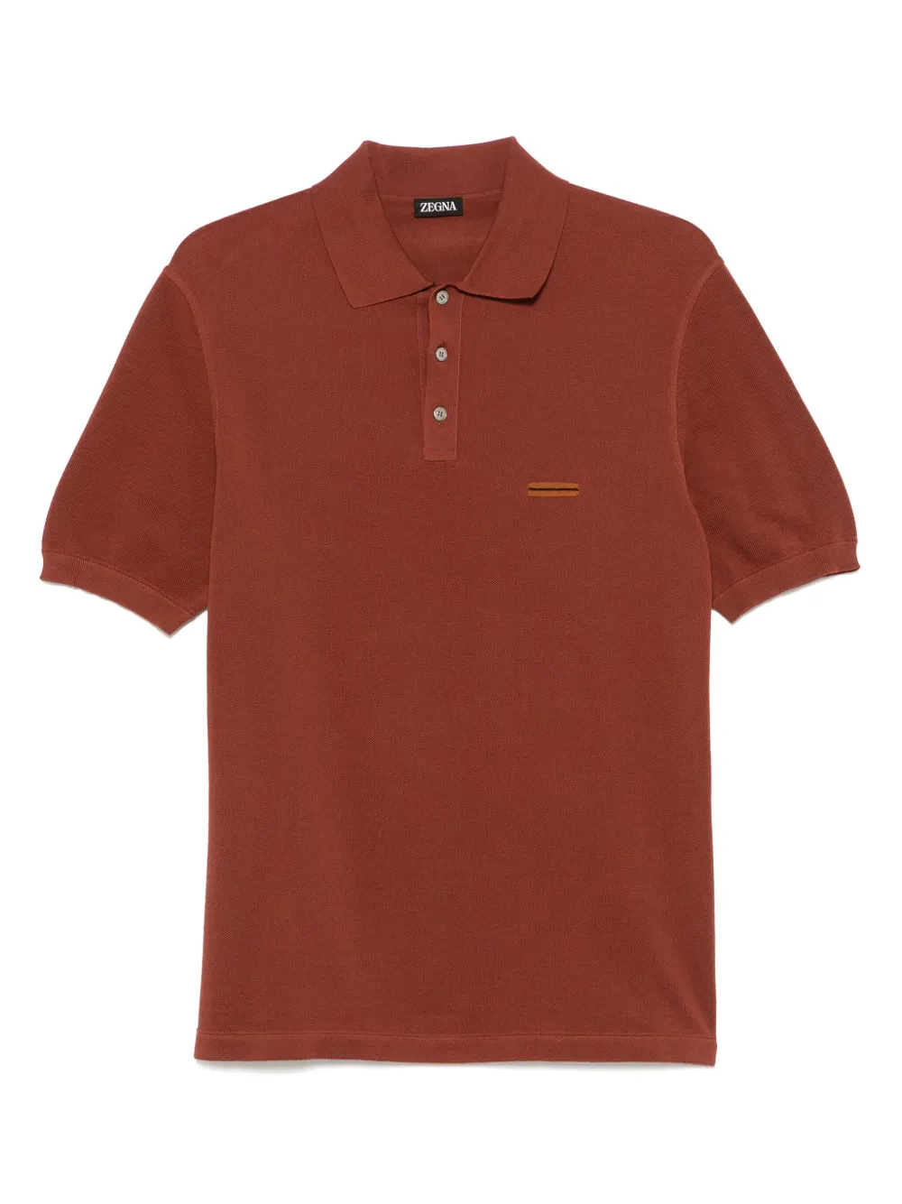 Zegna playera tipo polo | marrón | Image 1