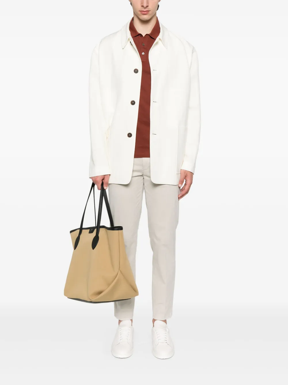Zegna cotton polo shirt - Bruin