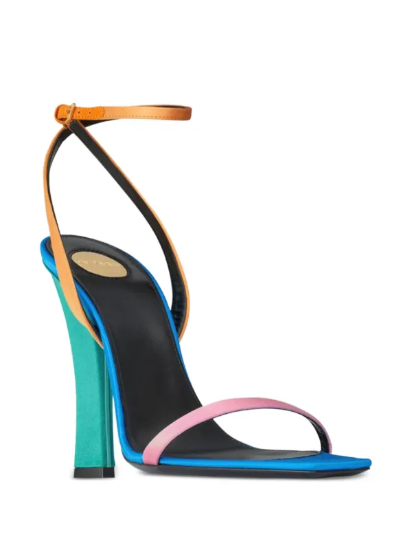 【送関込】Saint Laurent☆Dominique sandals Saint Laurent 110mm Dominique Sandals | Pink | FARFETCH