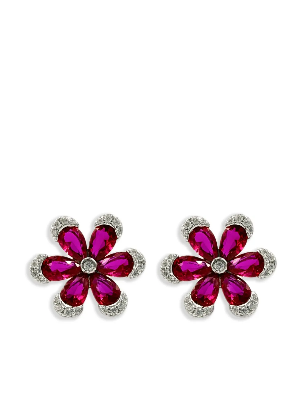Juwelina Paris Ruby Rose ピアス - レッド Juwelina Paris Ruby Rose ピアス - レッド