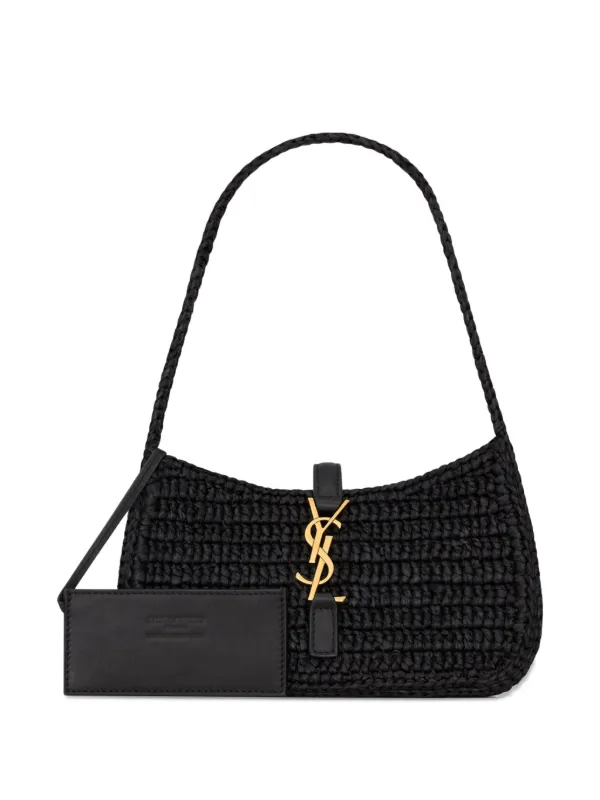 【は】 SAINT LAURENT ブラックショルダーバッグ Saint Laurent LE 5 À 7 ショルダーバッグ | ブラック | FARFETCH JP
