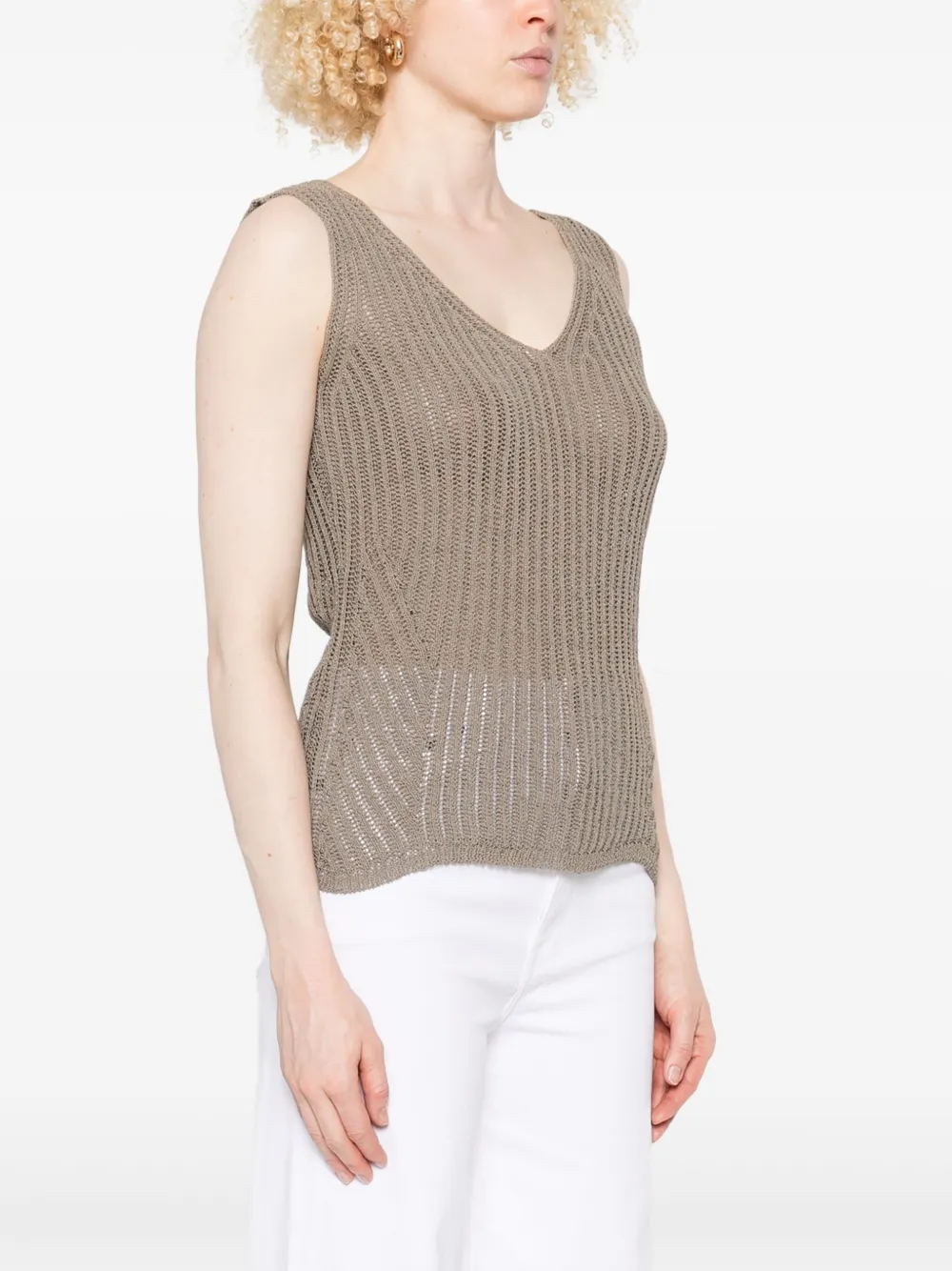 Max Mara Vicini top Groen