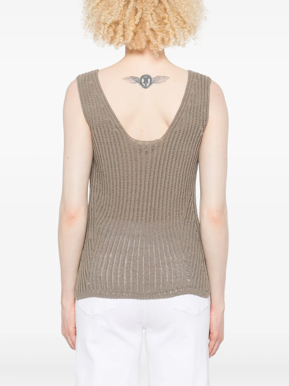 Max Mara Vicini top Groen