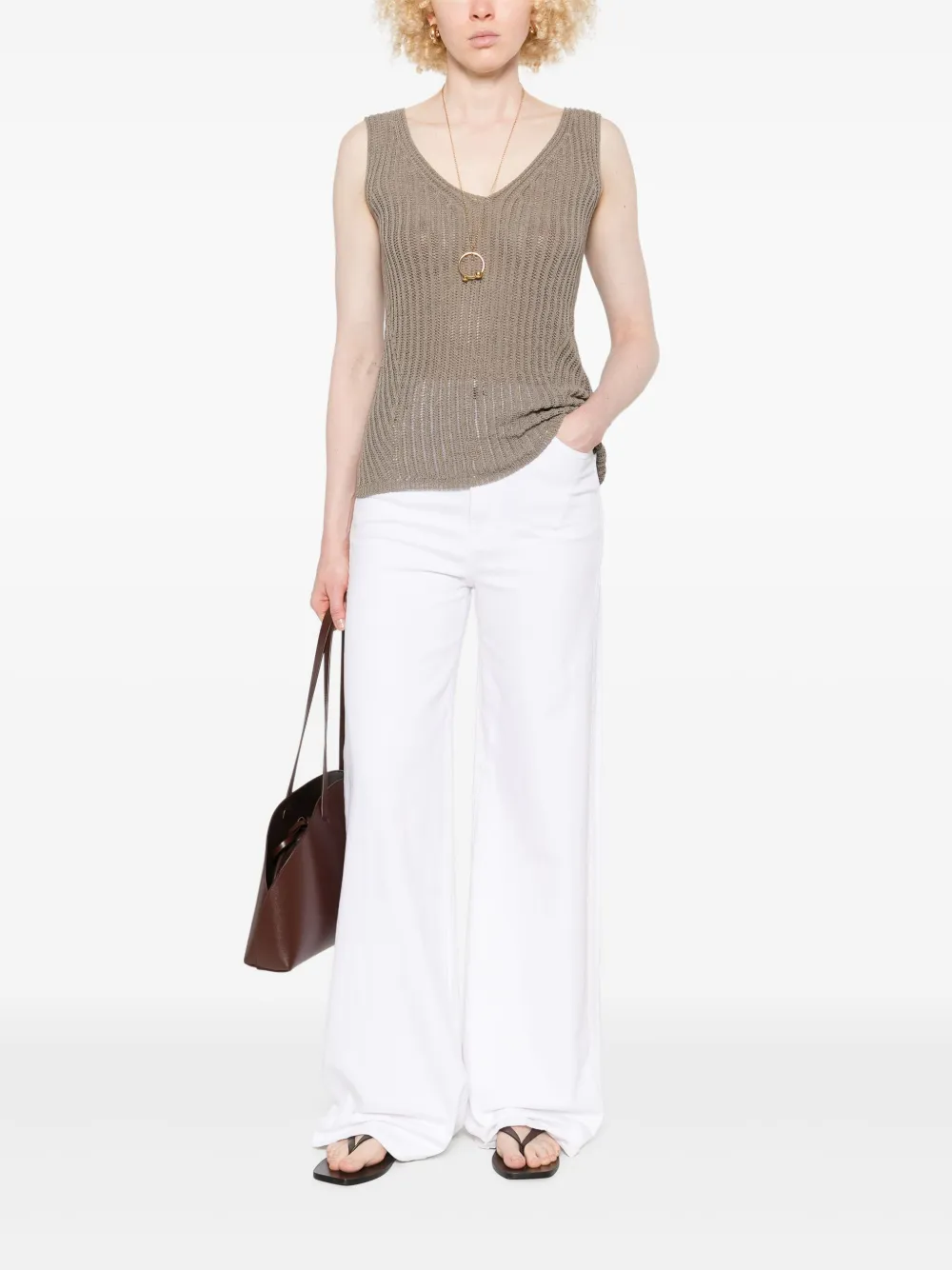 Max Mara Vicini top Groen