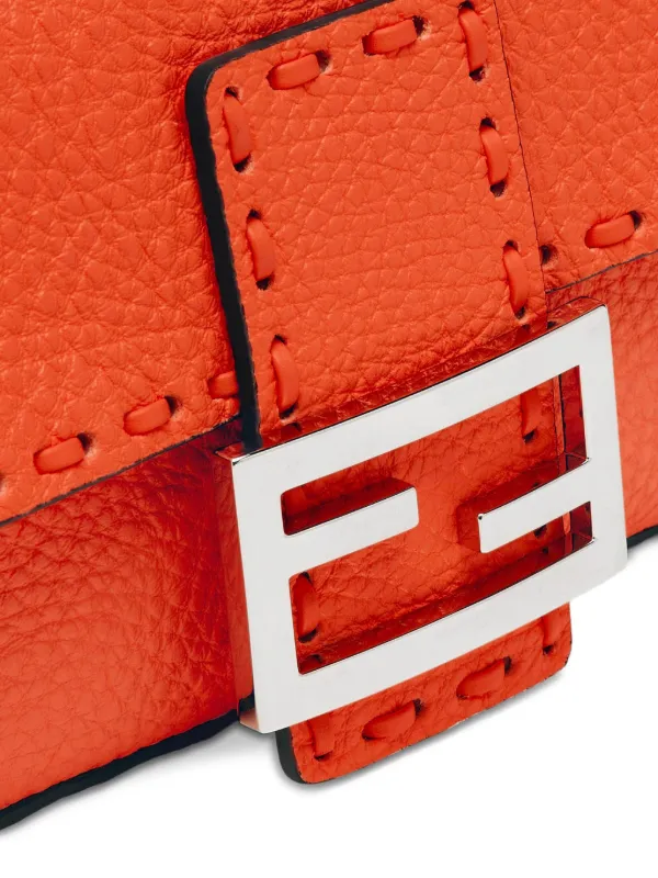 FENDI Textured Leather Crossbody Bag | Orange | FARFETCH FENDI Textured Leather Crossbody Bag | Orange | FARFETCH