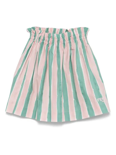 Fendi Kids striped skirt 