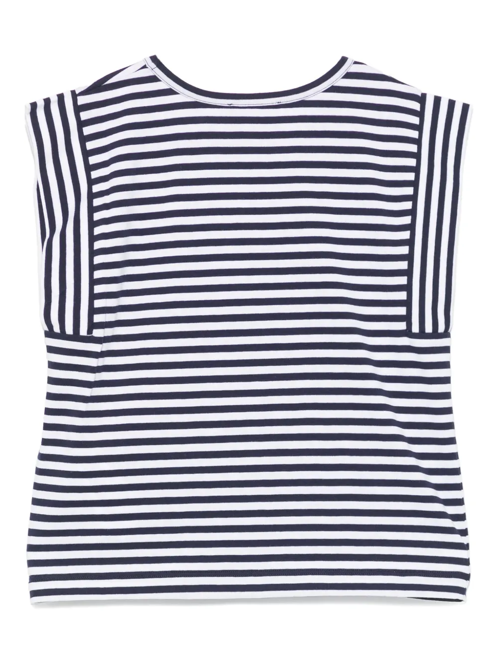 Moschino Kids Gestreept T-shirt Blauw