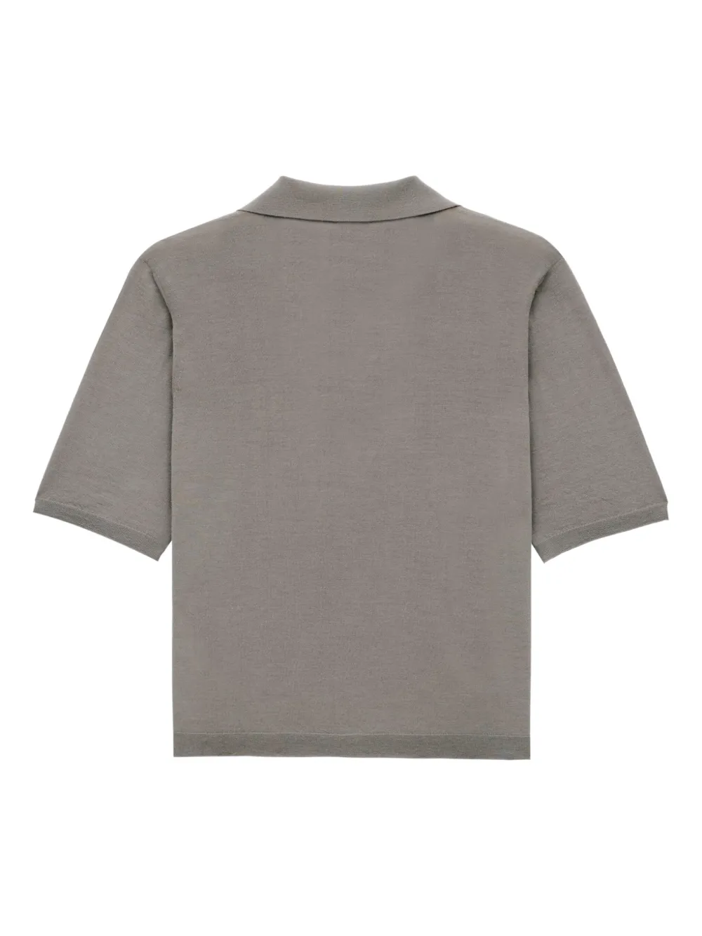 Saint Laurent Wollen poloshirt Grijs