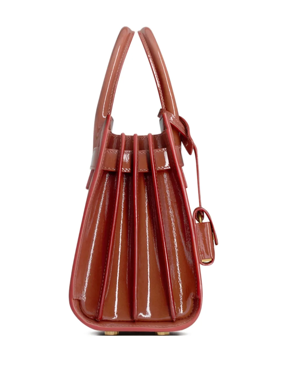 Saint Laurent Sac de Jour leren mini-shopper Roze