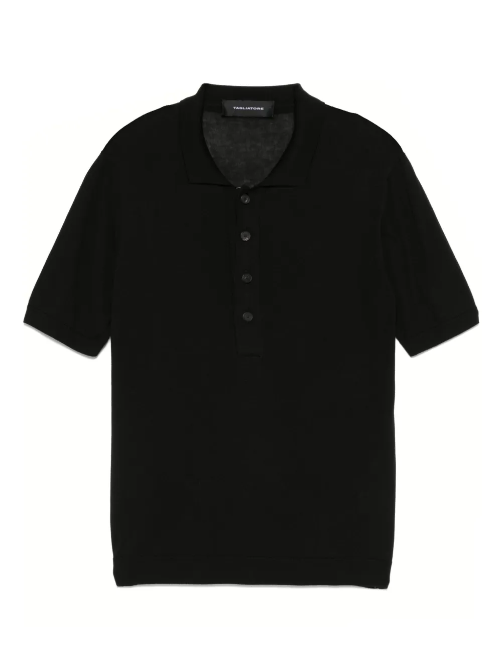 Shop Tagliatore Short Sleeve Polo Shirt