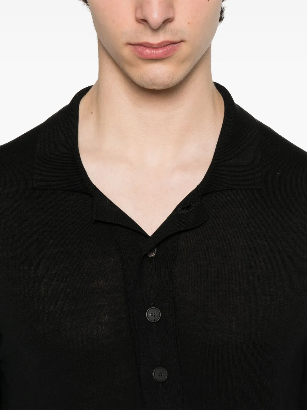 Shop Tagliatore Short Sleeve Polo Shirt