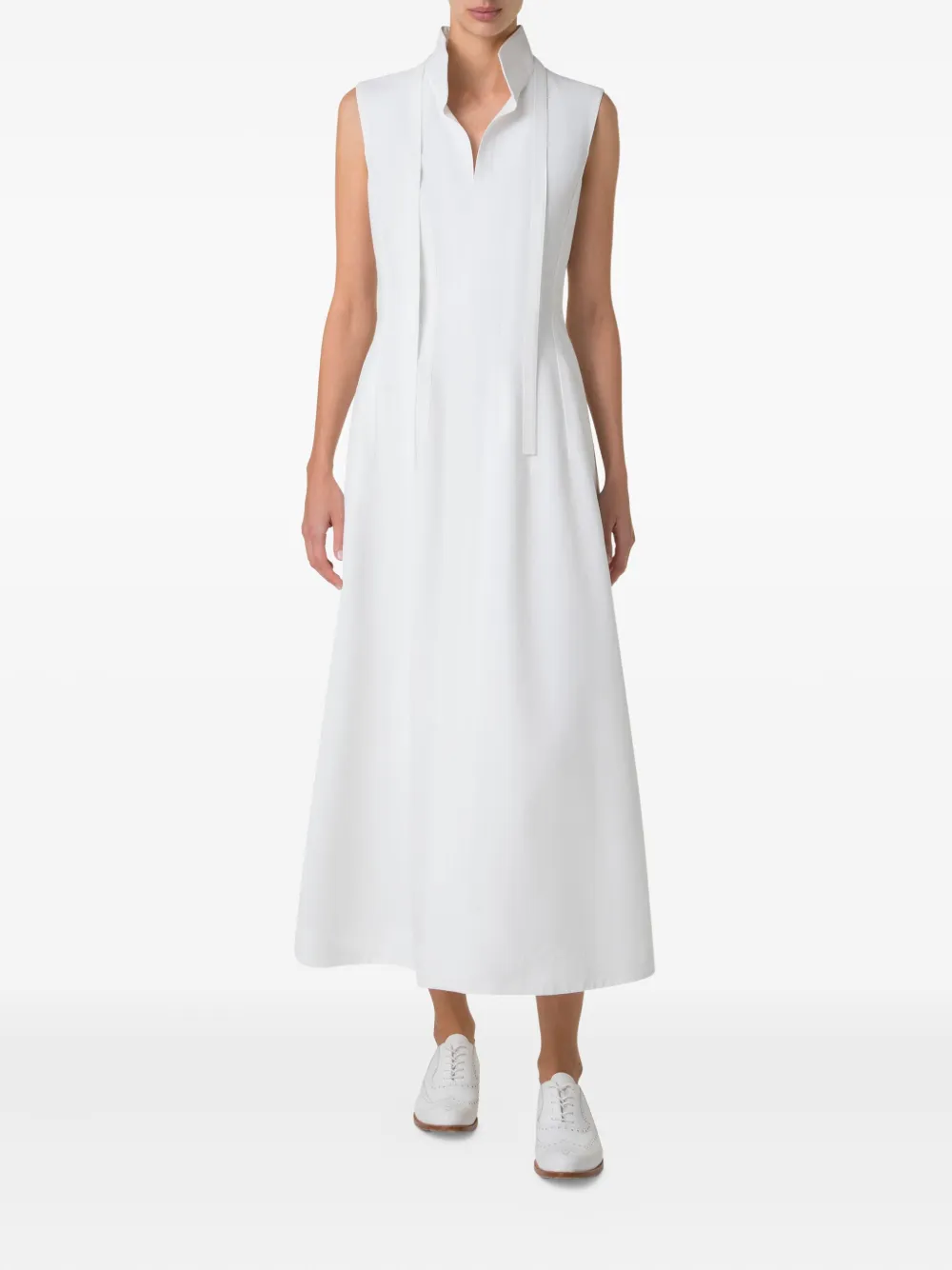Akris cotton dress - Wit