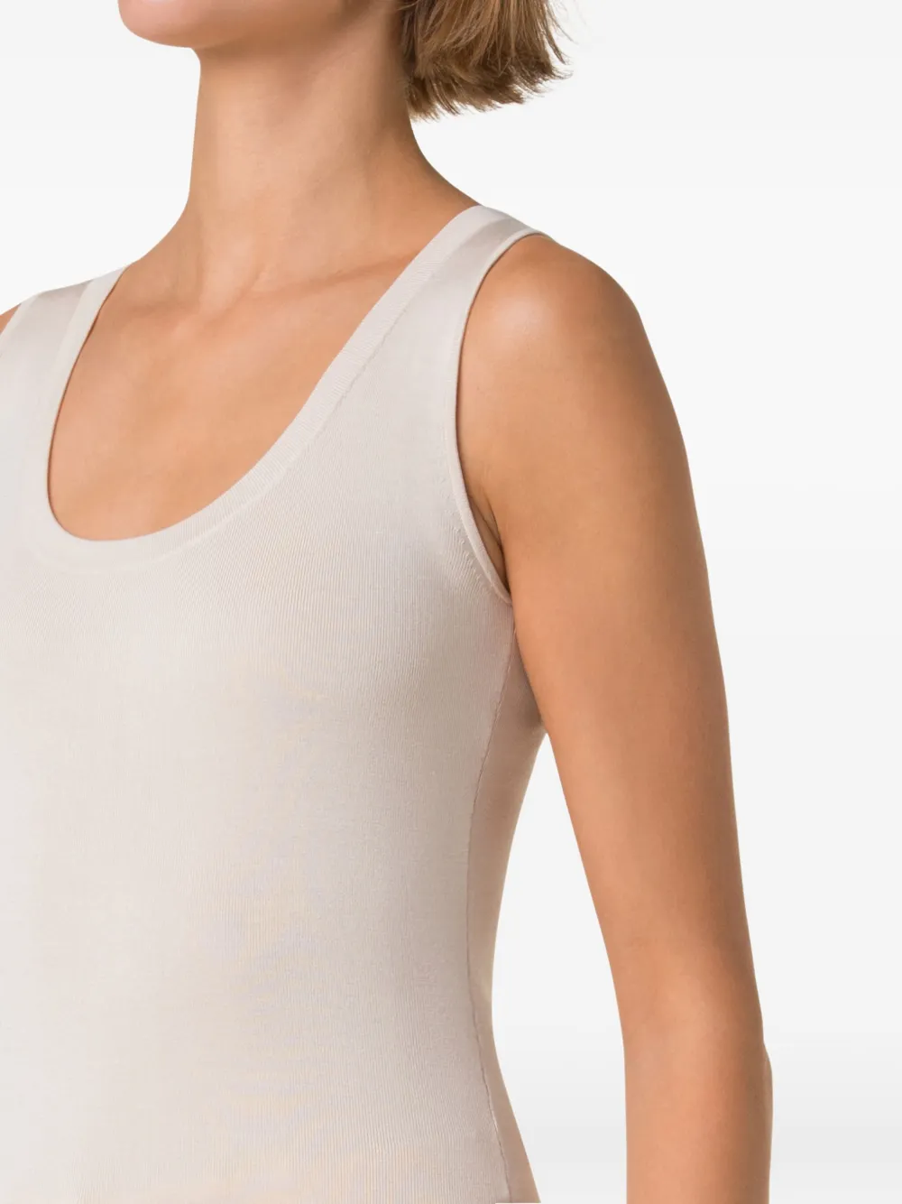 Akris Fitted Knit Tank Top