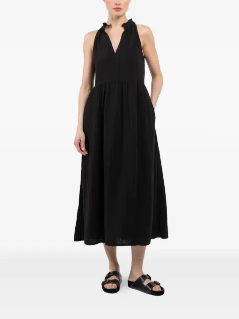 Xirena frill-neck sleeveless dress