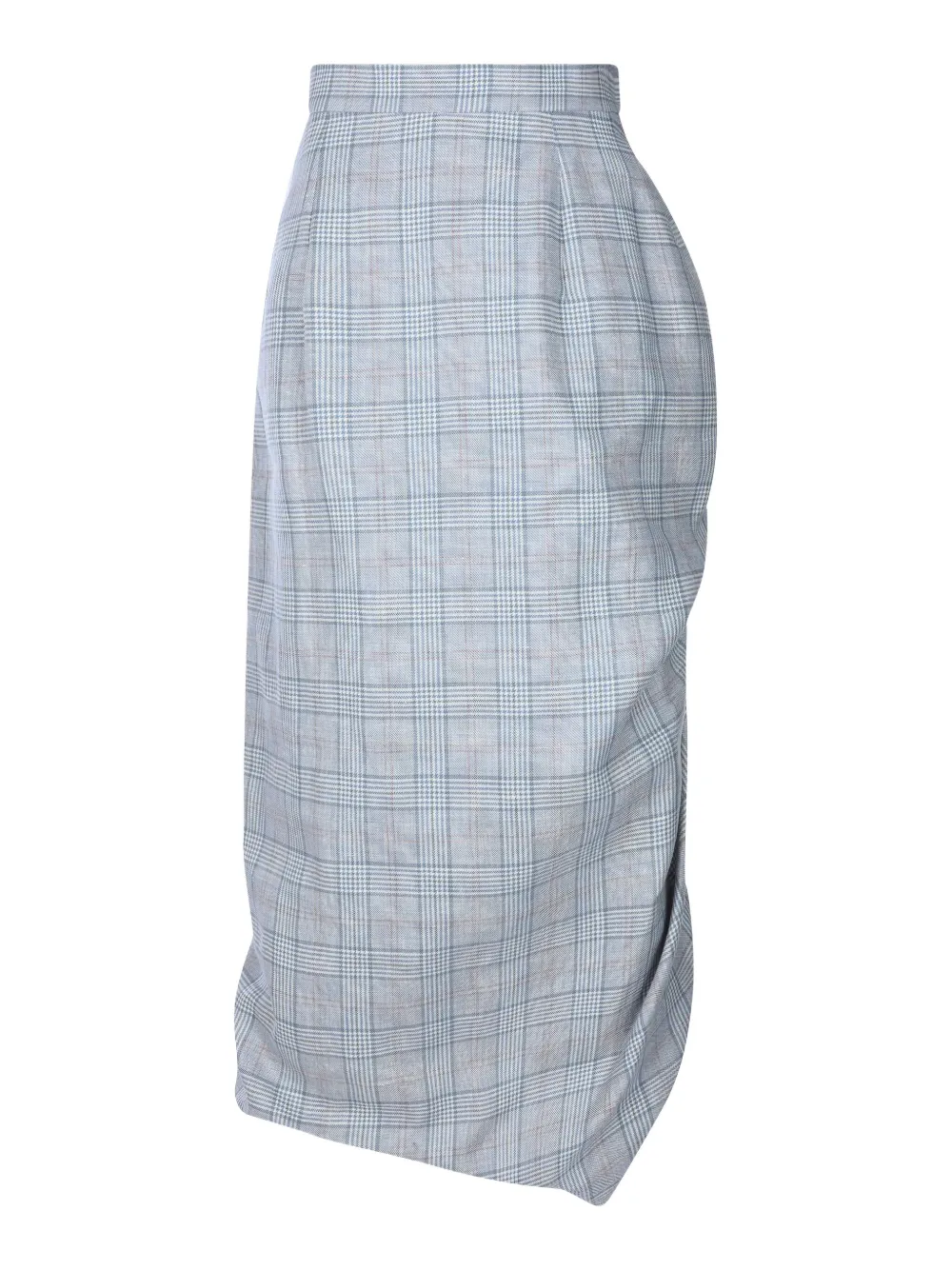 Vivienne Westwood Geruite midi-rok - Blauw