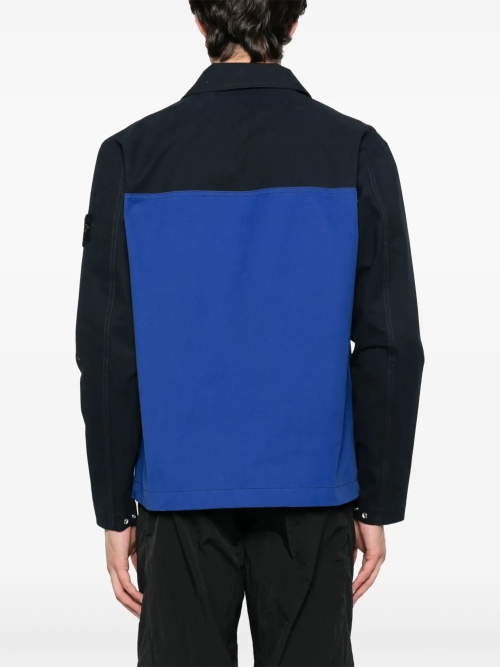 Stone Island Katoenen jack Blauw