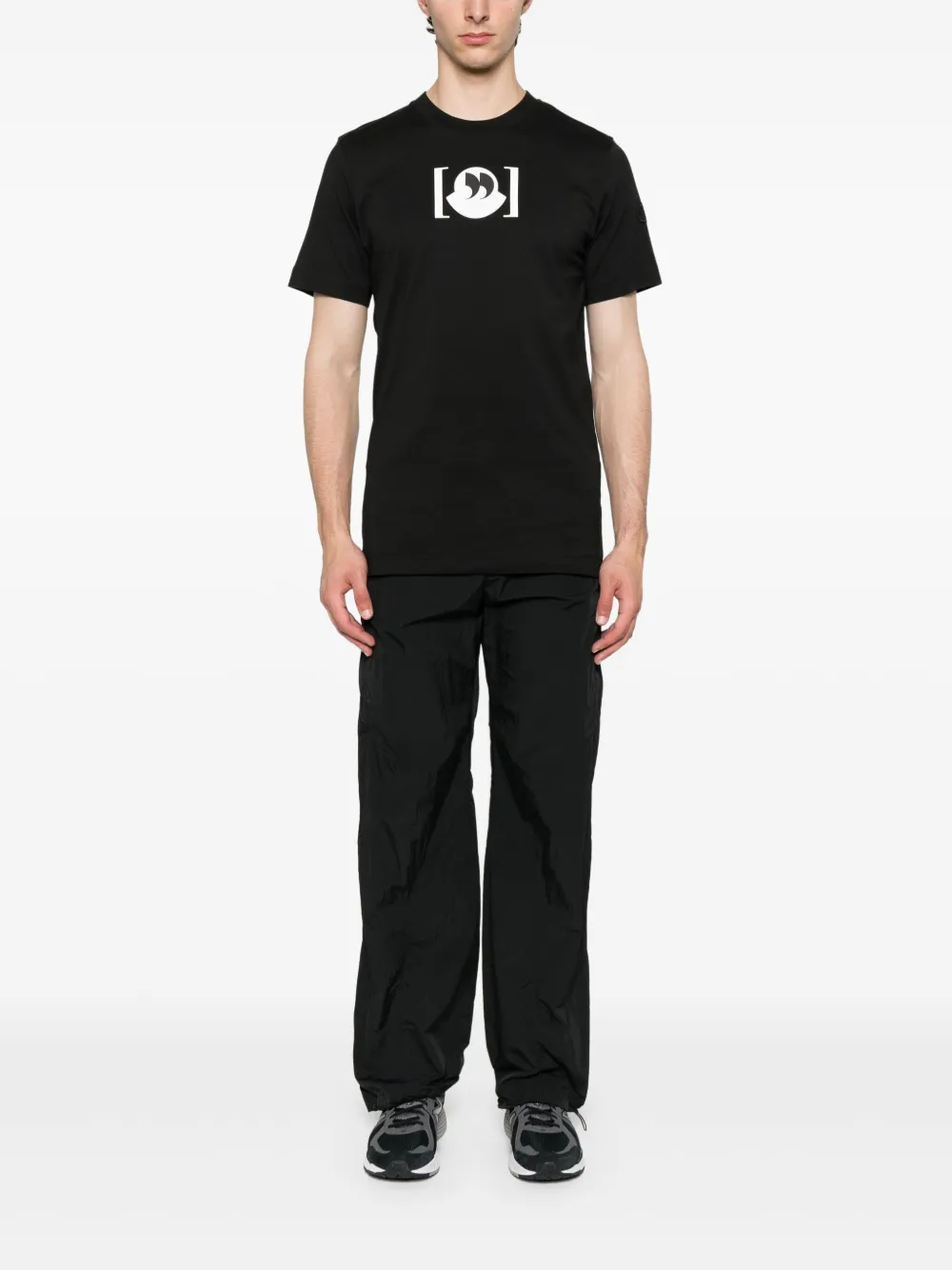 Moncler cotton t-shirt - Zwart
