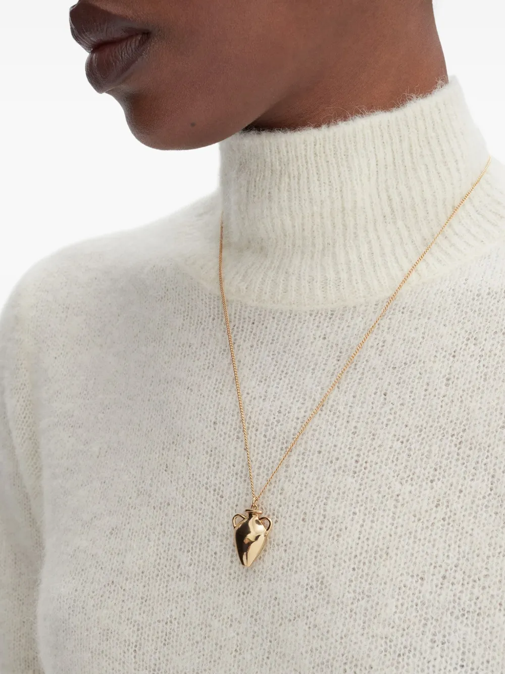 A.P.C. Amphora pendant necklace - Goud