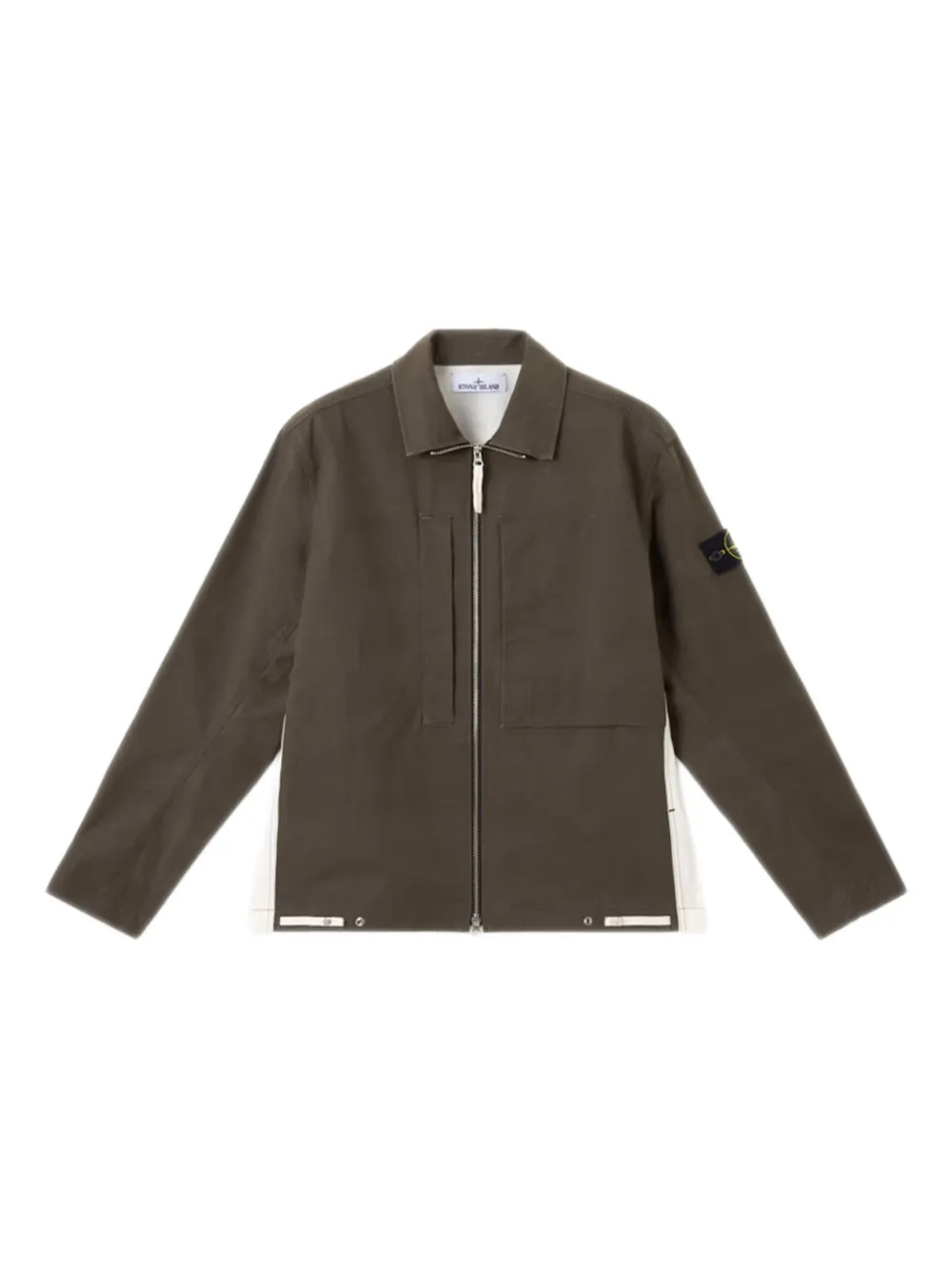 Stone Island front-zip jacket | Green | Image 1