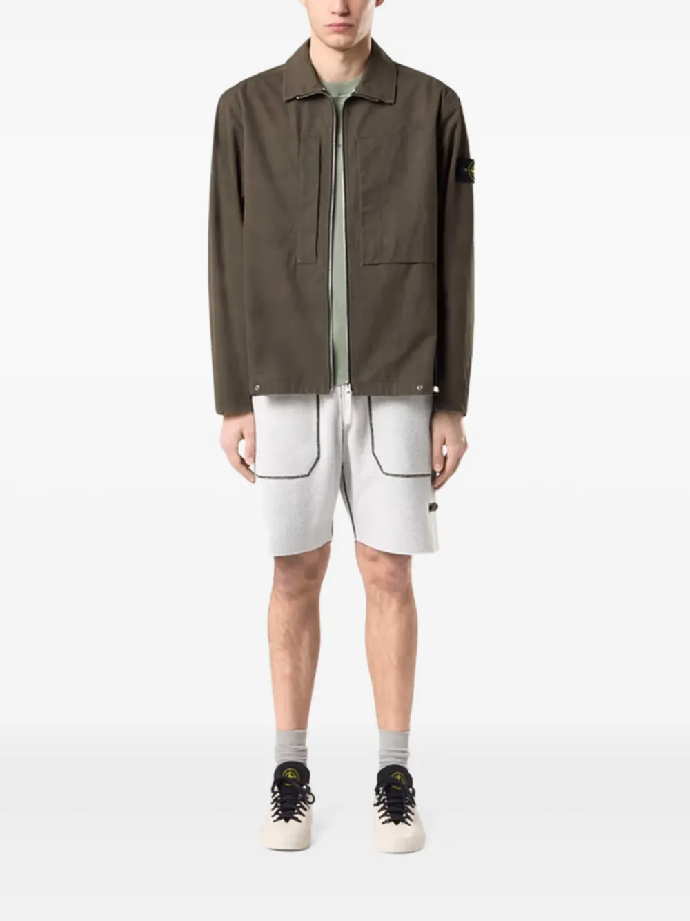 Stone Island front-zip jacket | Shirt Jackets | Image 2