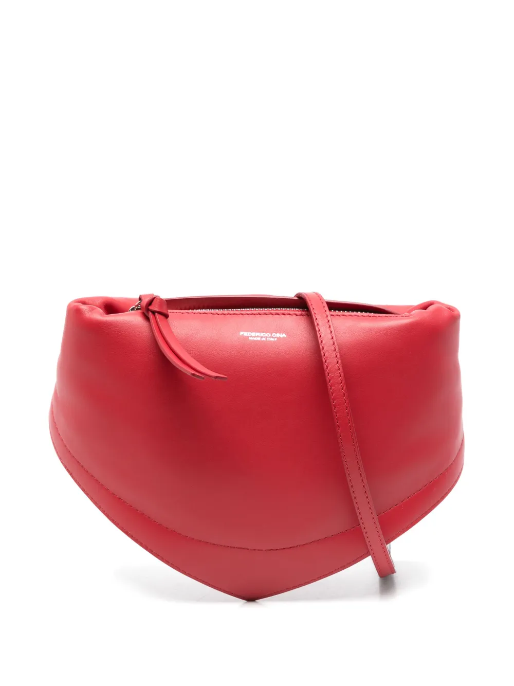 FEDERICO CINA leather shoulder bag | Red | Image 1